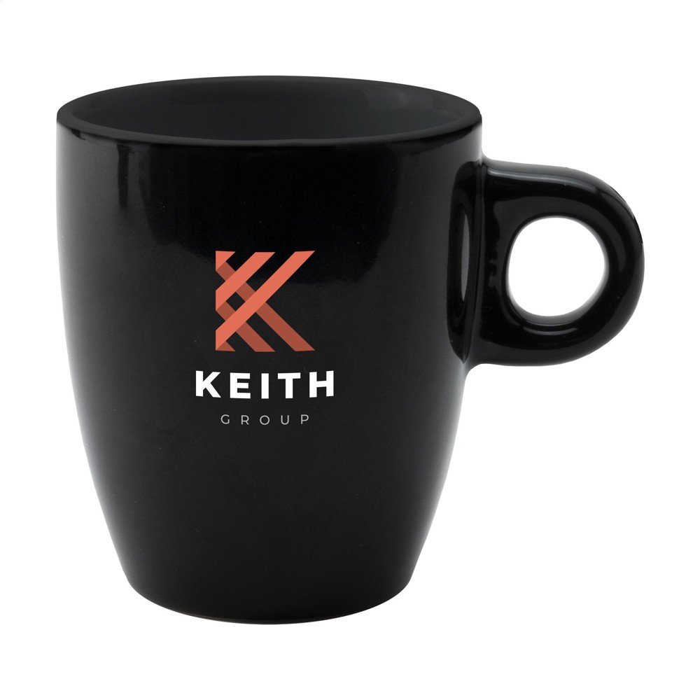 CoffeeCup 200 ml mok - zwart/zwart