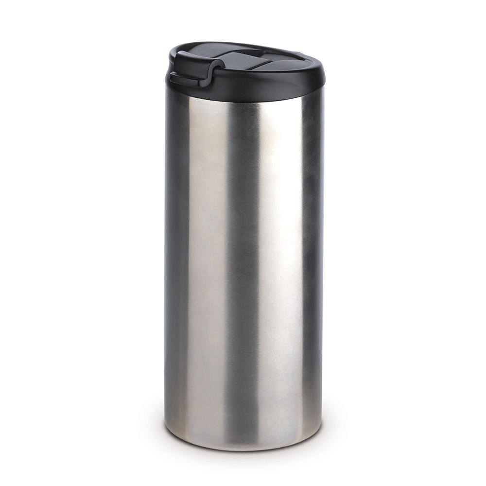 Thermobeker 350ml - bedrukt of onbedrukt verkrijgbaar - Zilver