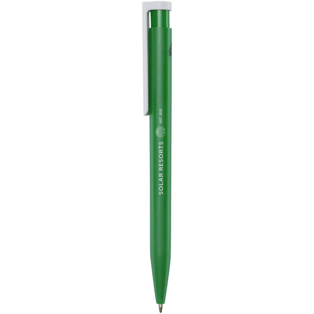 Unix balpen van gerecycled plastic (blauwe inkt)