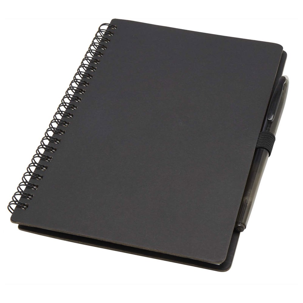 Slate herbruikbaar A5 notitieboek met harde kaft en pennen set (zwarte inkt) - met logo of onbedrukt bestellen