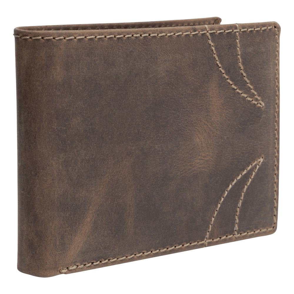 WILDERNESS I - Lederen billfold portemonnee - voor bedrijven en relatiegeschenken