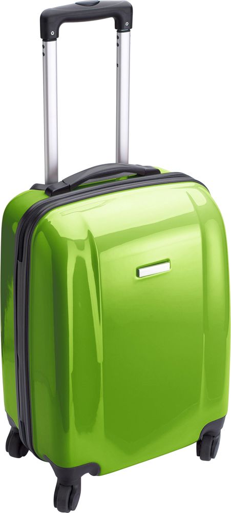 PC en ABS trolley Verona - met logo of onbedrukt bestellen - lime