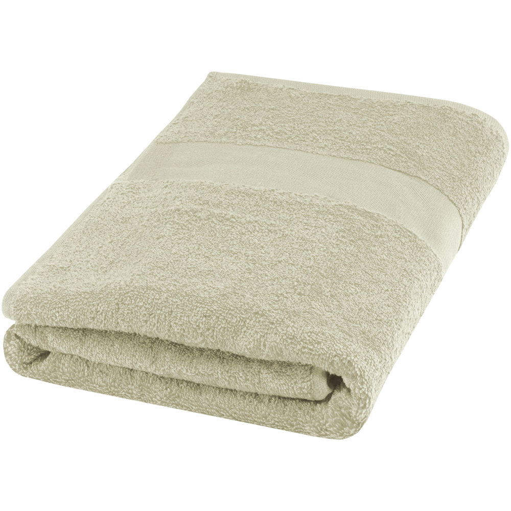 Amelia handdoek 70 x 140 cm van 450 g/m² katoen - kopen of bedrukken - Lichtgrijs