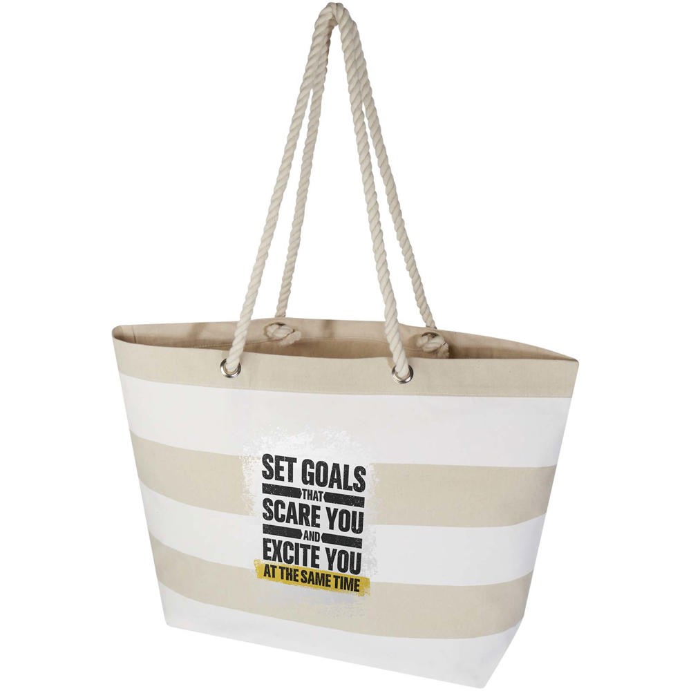 Florida 270 g/m² GRS gerecyclede strandtas 18L