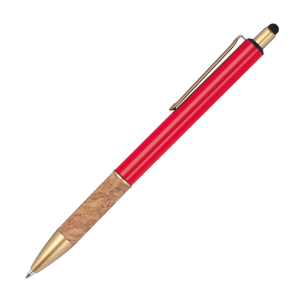 Pen met grip van kurk