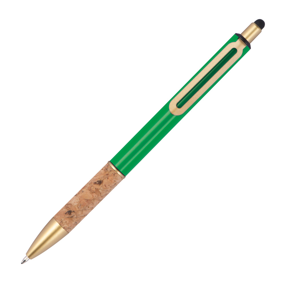 Pen met grip van kurk