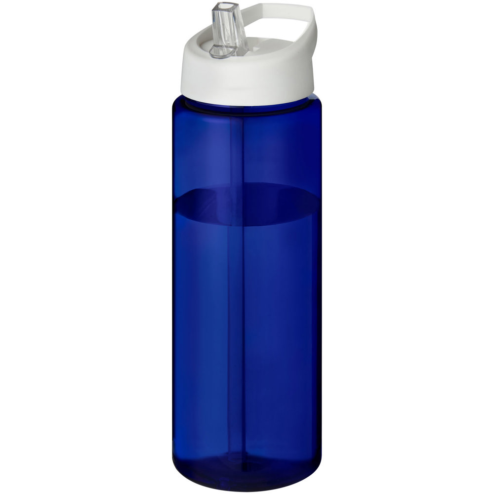 H2O Active® Eco Vibe 850 ml drinkfles met tuitdeksel - met logo of onbedrukt bestellen - Blauw, Wit