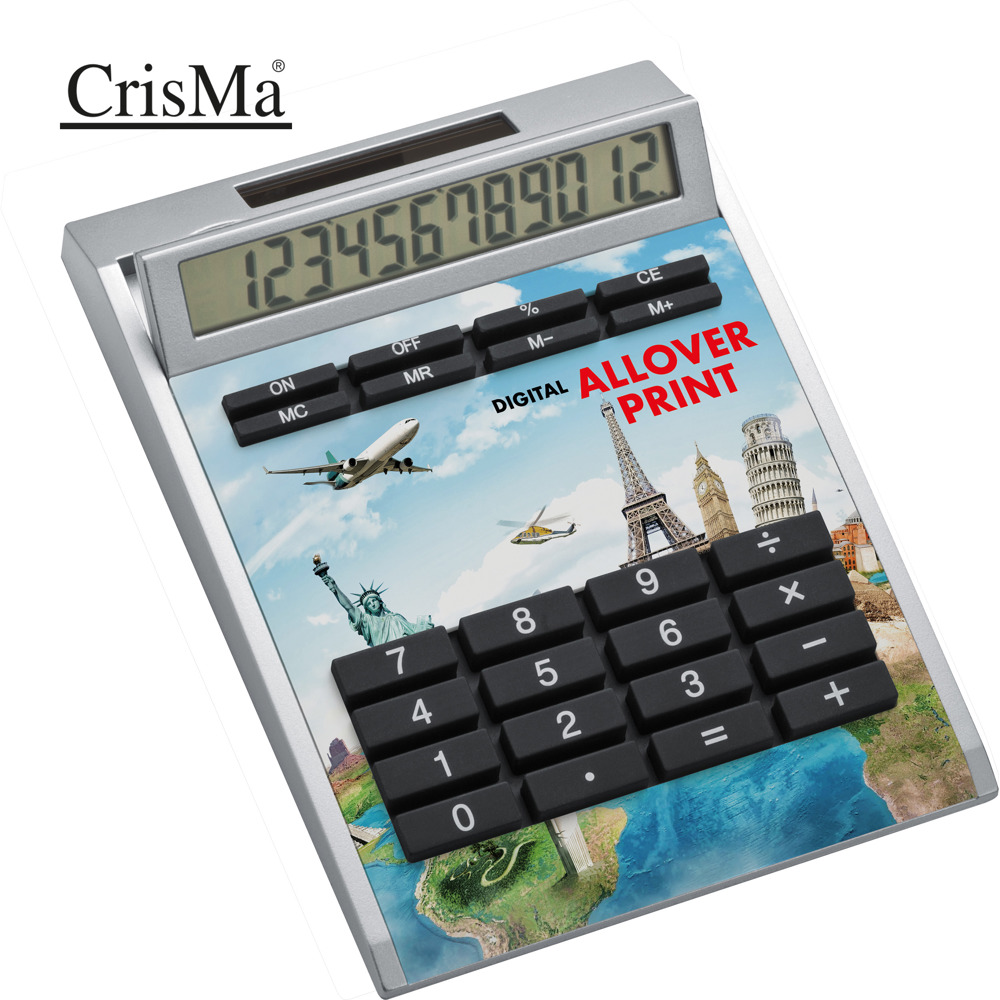Calculator Own Design met inlegplaatje zonder gaatjes, klein - kopen of bedrukken