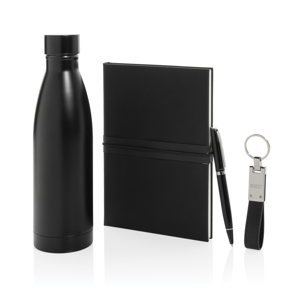 Swiss Peak RCS deluxe business gift set w/ water fles - bedrukt of onbedrukt verkrijgbaar
