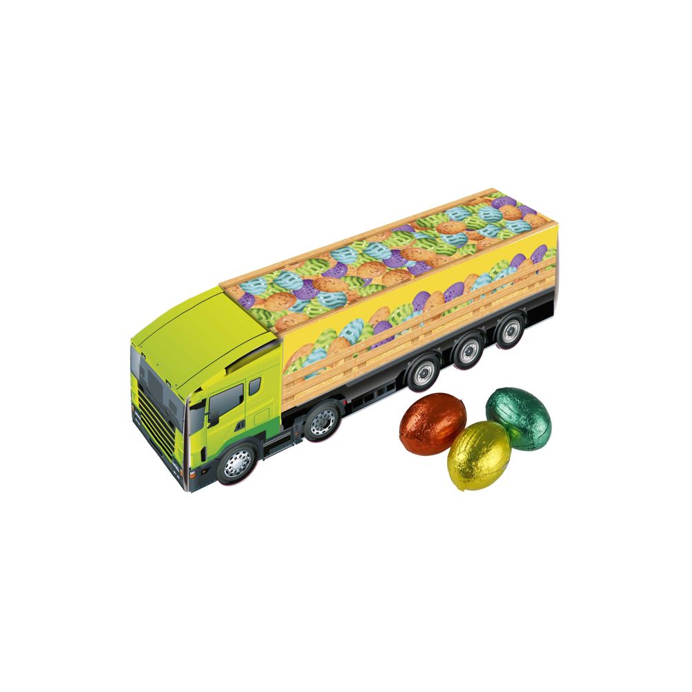 Medium truck met Paas chocolade - voor bedrijven en relatiegeschenken