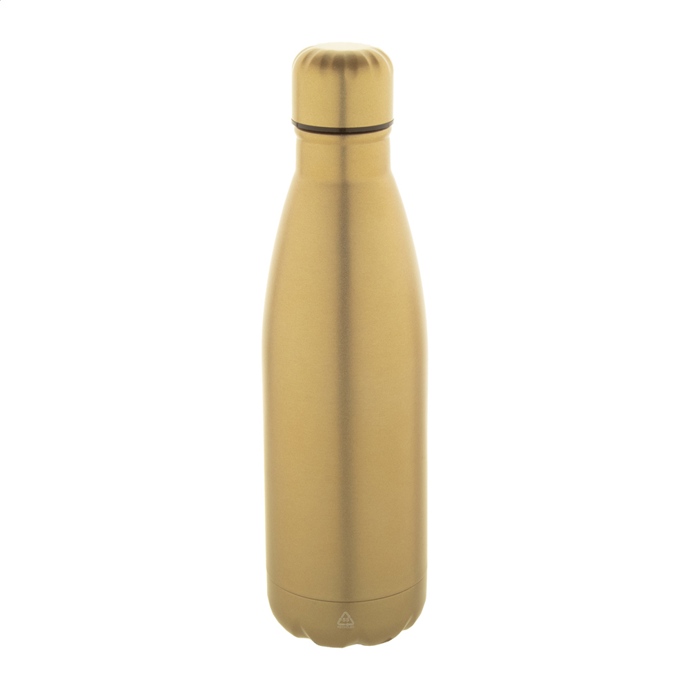 Refill - gerecyclede roestvrijstalen fles - kopen of bedrukken - goud