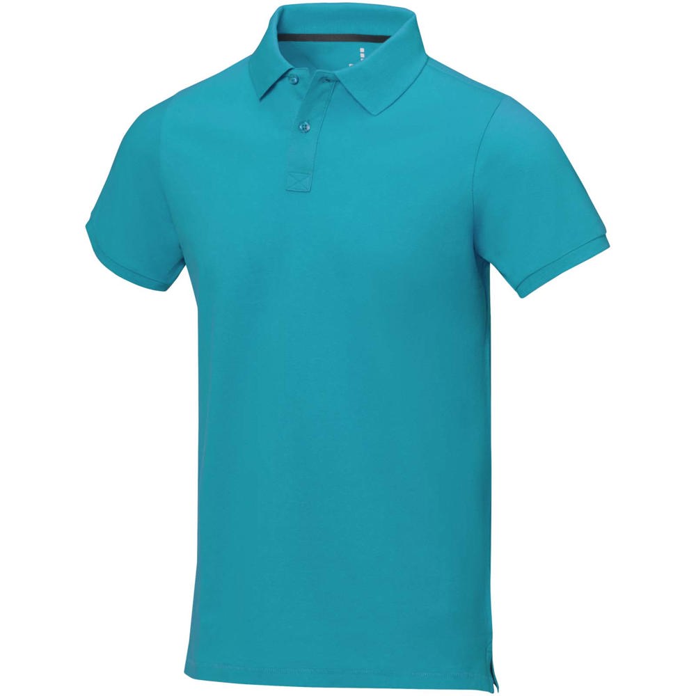 Calgary herenpolo met korte mouwen - voor bedrijven en relatiegeschenken - Aqua