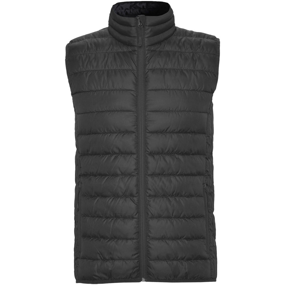 Oslo geïsoleerde bodywarmer voor heren - met logo of onbedrukt bestellen - Ebbenhout