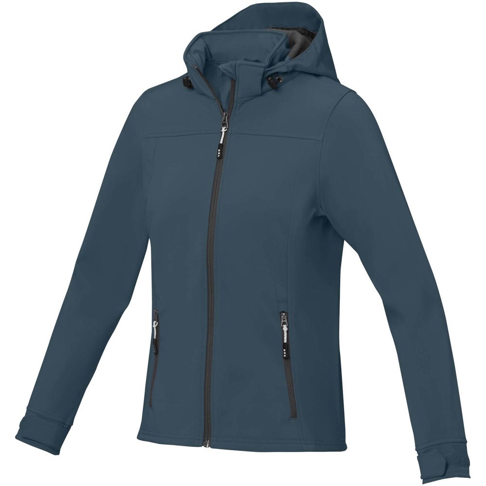 Langley softshell dames jas - kopen of bedrukken - Hale blauw