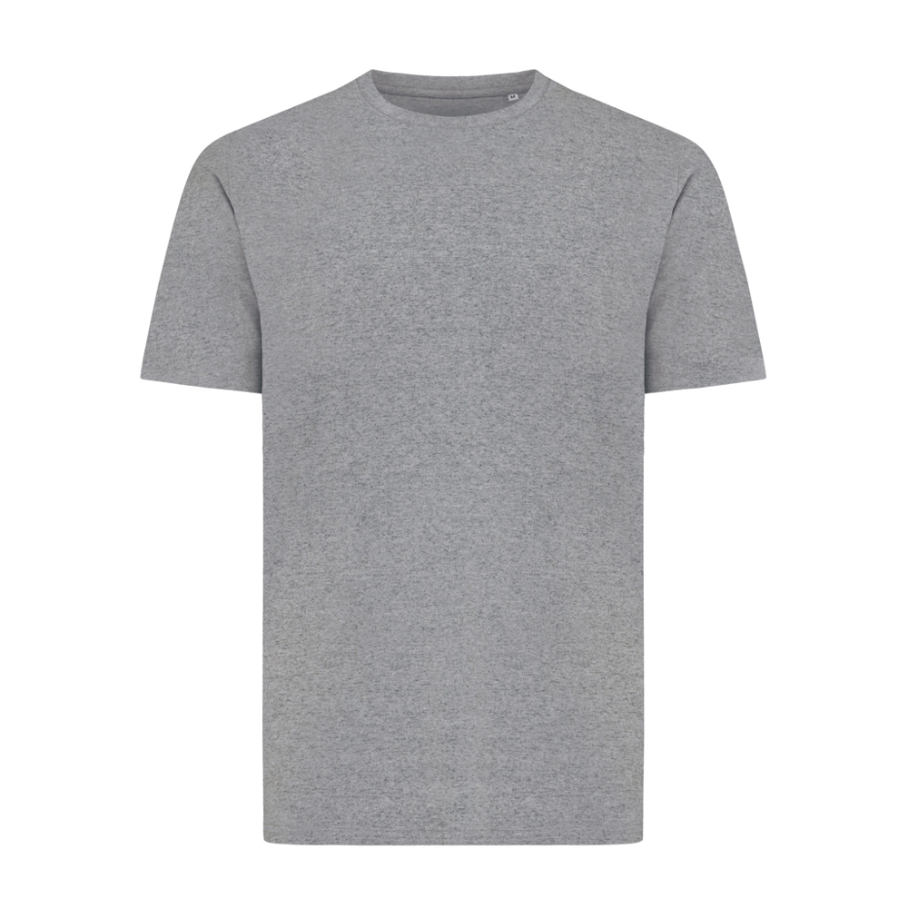 IQONIQ Sierra lichtgewicht gerecycled katoen t-shirt - voor bedrijven en relatiegeschenken - light heather anthracite (± PMS light heather anthra)