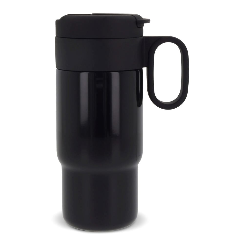 Thermofles Flow auto 300ml - bedrukt of onbedrukt verkrijgbaar - Zwart