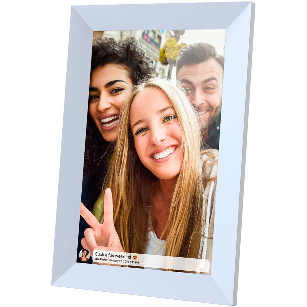 Prixton Prado 10" Frameo digitale fotolijst met wifi - voor bedrijven en relatiegeschenken - Wit