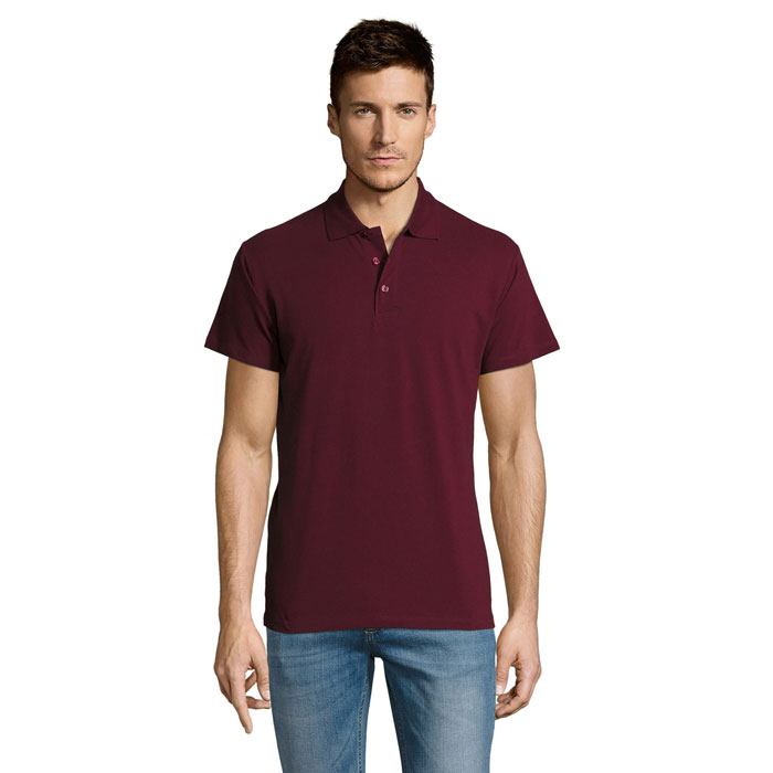 SUMMER II - SUMMER II HEREN Polo 170g - voor bedrijven en relatiegeschenken - Burgundy