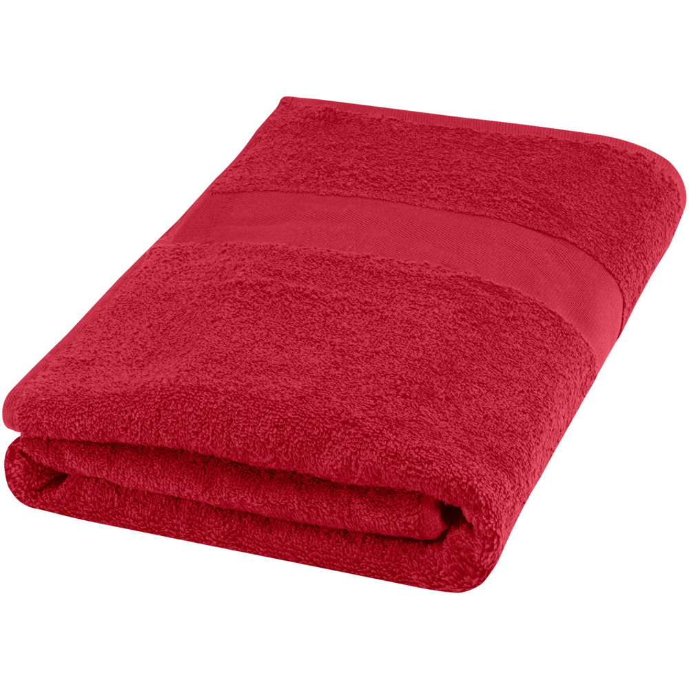 Amelia handdoek 70 x 140 cm van 450 g/m² katoen - kopen of bedrukken - Rood