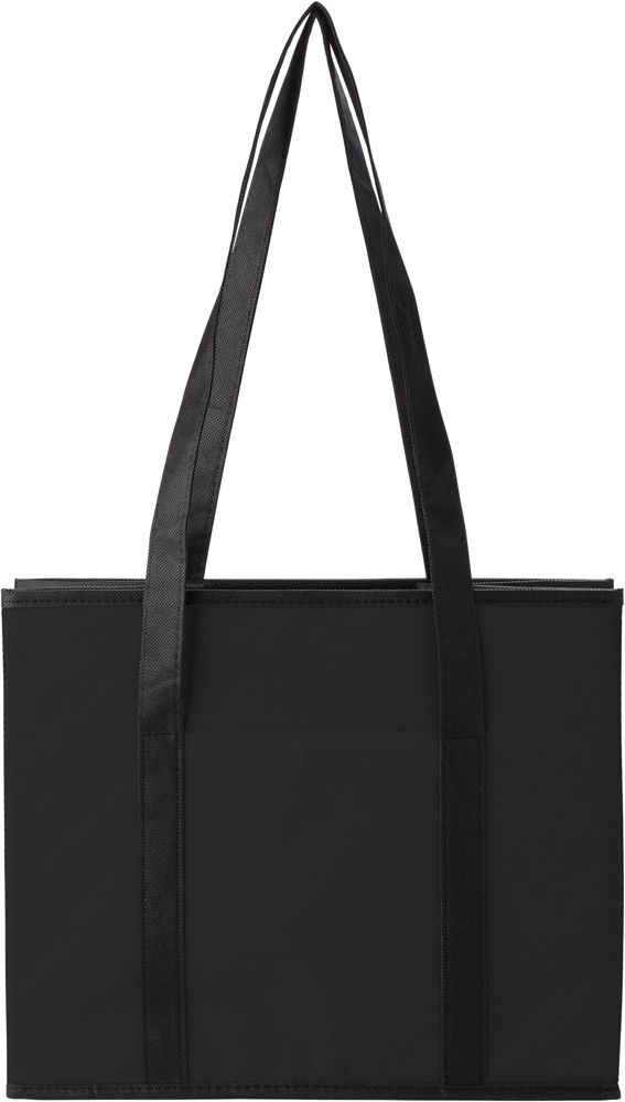 Non-woven (80 gr/m²) auto organizer Remi - met logo of onbedrukt bestellen - Zwart