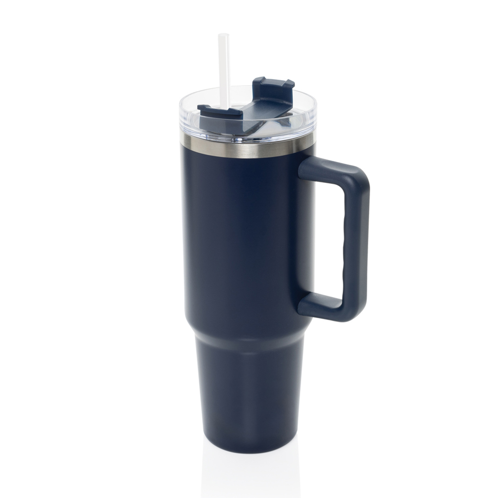 Peakflow RCS recycled staal beker 1200ML - kopen of bedrukken - donkerblauw (± PMS 2767C)