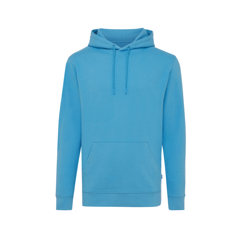 IQONIQ Jasper gerecycled katoen hoodie - kopen of bedrukken - tranquil blue (± PMS 17-4139TCX)
