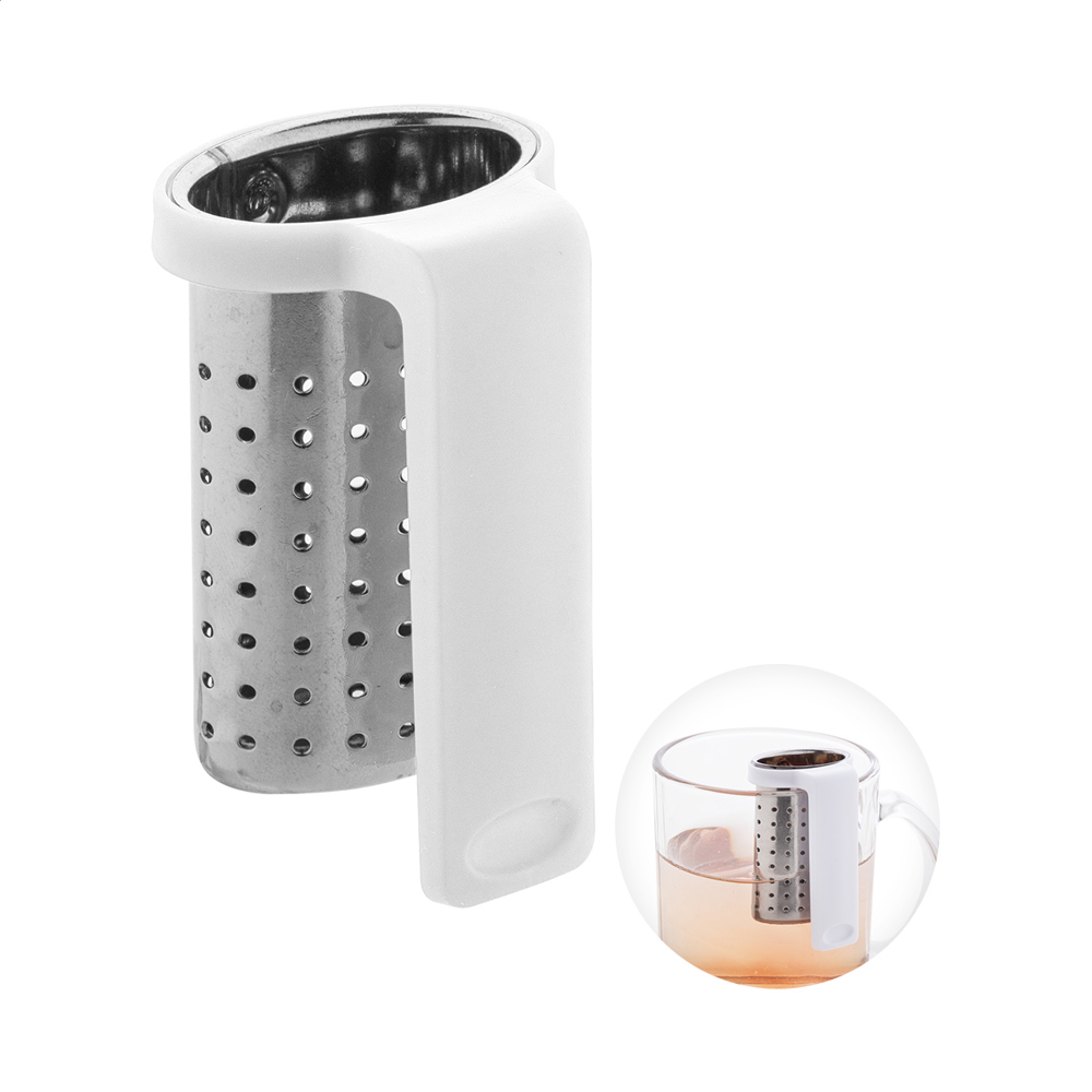 Leaflet - thee infuser - met logo of onbedrukt bestellen