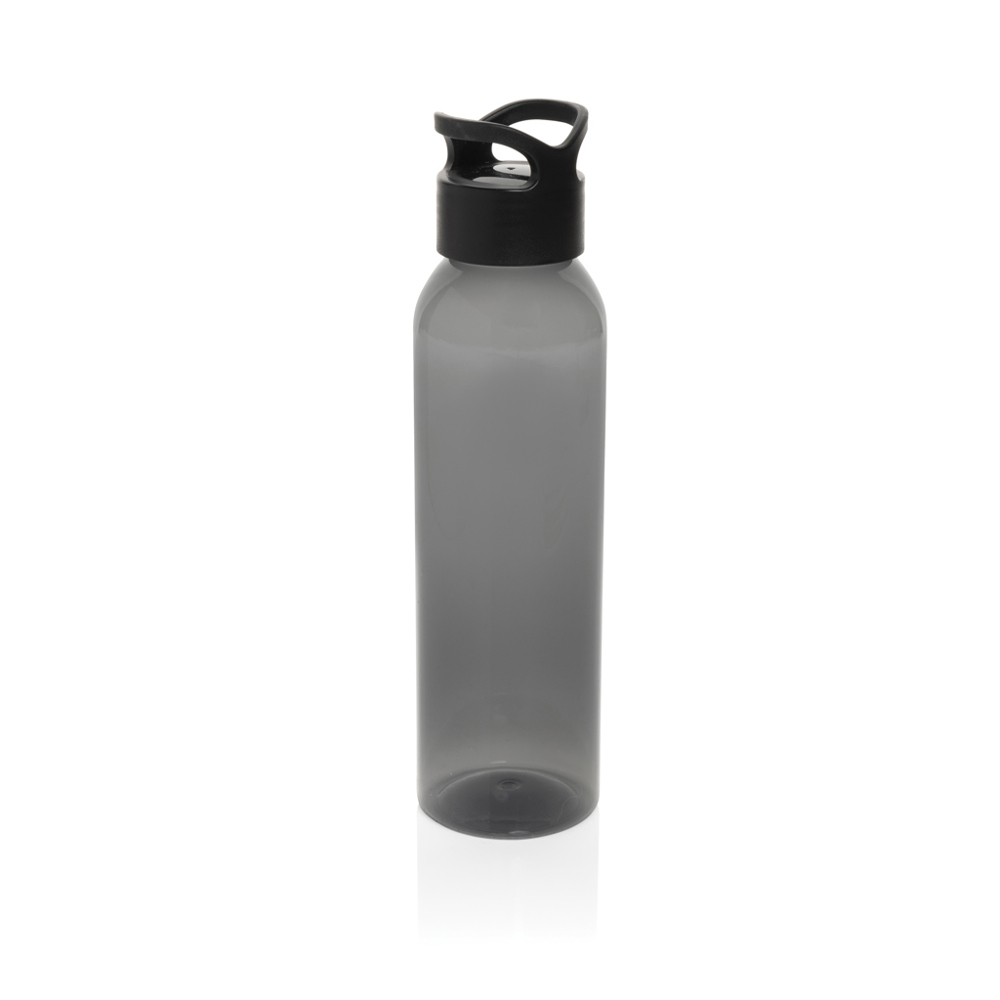 Oasis RCS Gerecyclede PET water fles 650 ml - met logo of onbedrukt bestellen - zwart (± PMS Black)