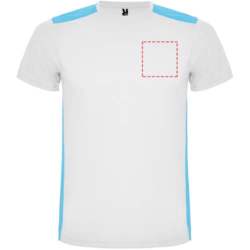 Detroit 130 g/m² sportshirt met korte mouwen voor kinderen