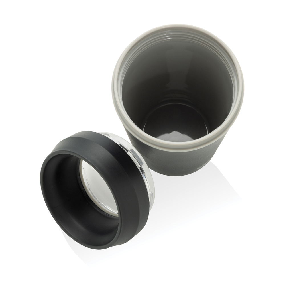 Topl Recycled Plastic To Go beker gepatenteerd 360 Lid 354ml
