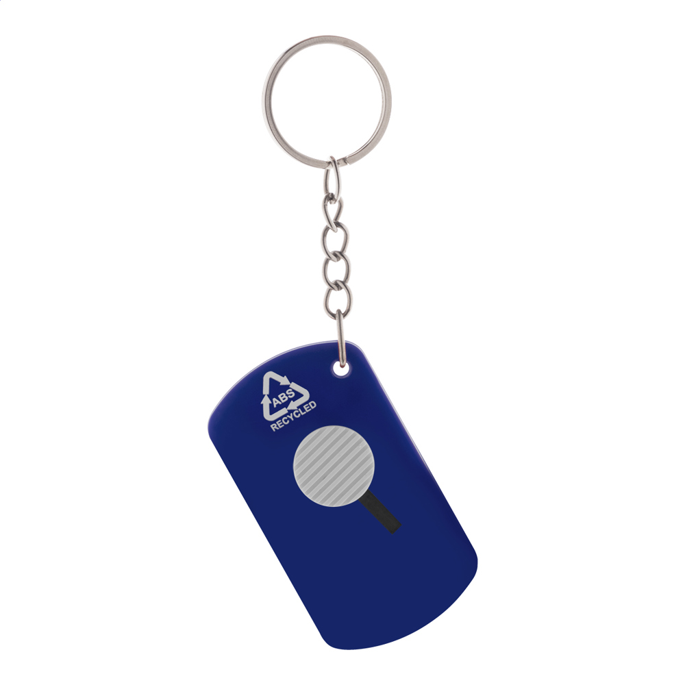 Parcelo - sleutelhanger met mesje - kopen of bedrukken - Blauw