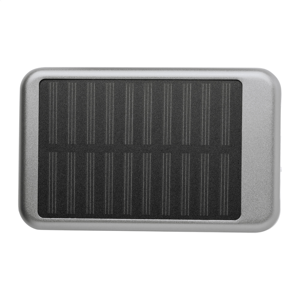 SunFour - powerbank - bedrukt of onbedrukt verkrijgbaar - Zilver
