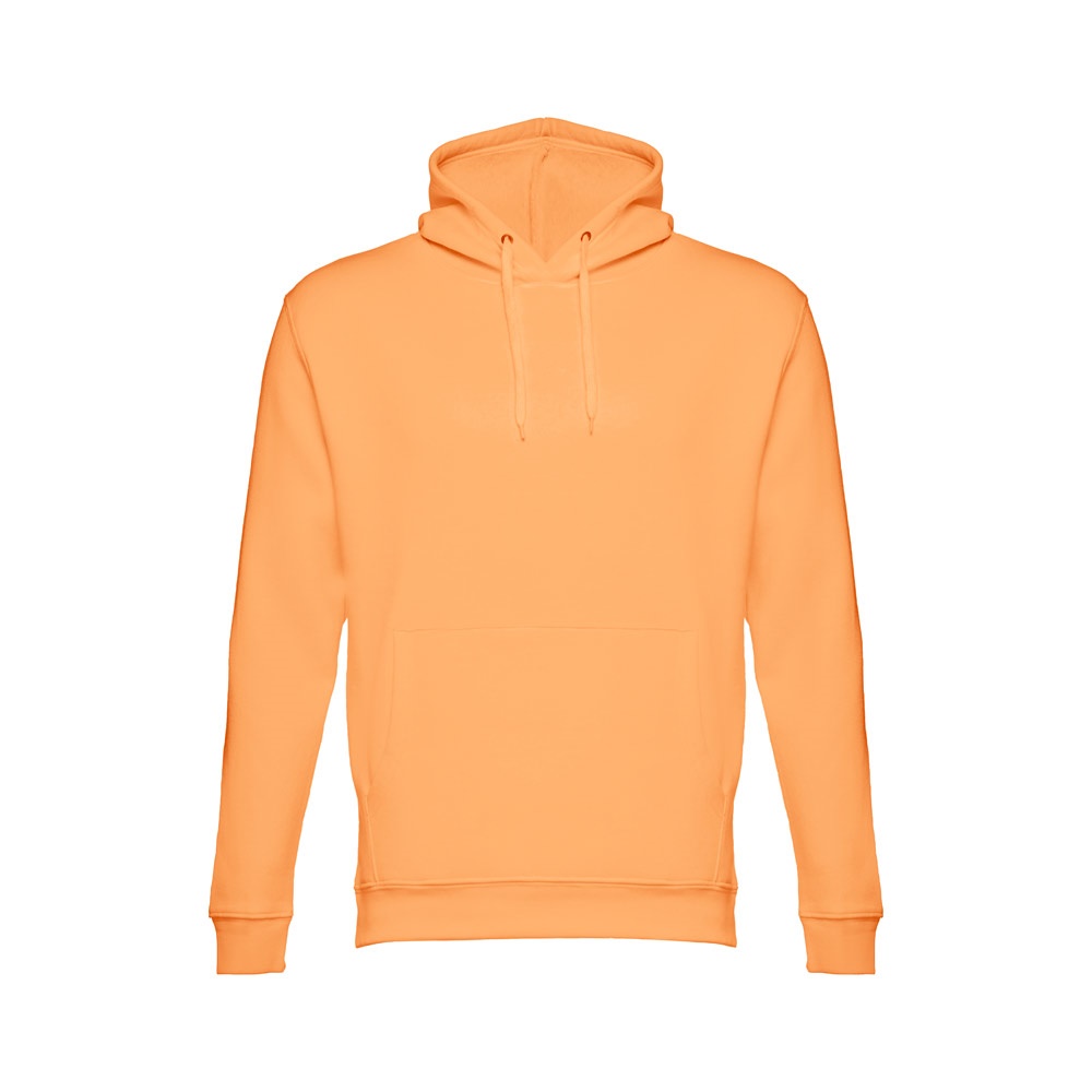 THC PHOENIX. Sweater (unisex) met capuchon in katoen en polyester - met logo of onbedrukt bestellen - Koraal oranje