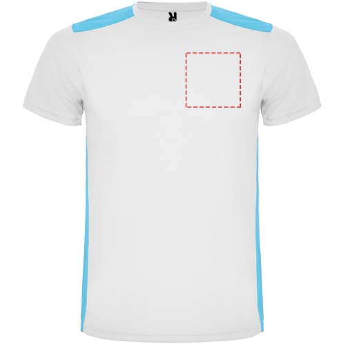 Detroit 130 g/m² unisex sportshirt met korte mouwen