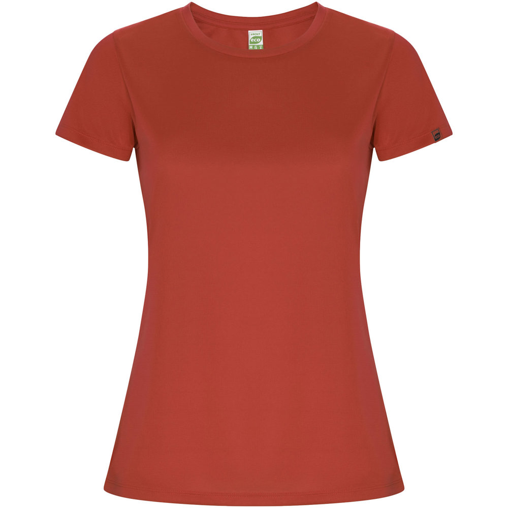 Imola sportshirt met korte mouwen voor dames - met logo of onbedrukt bestellen - rood