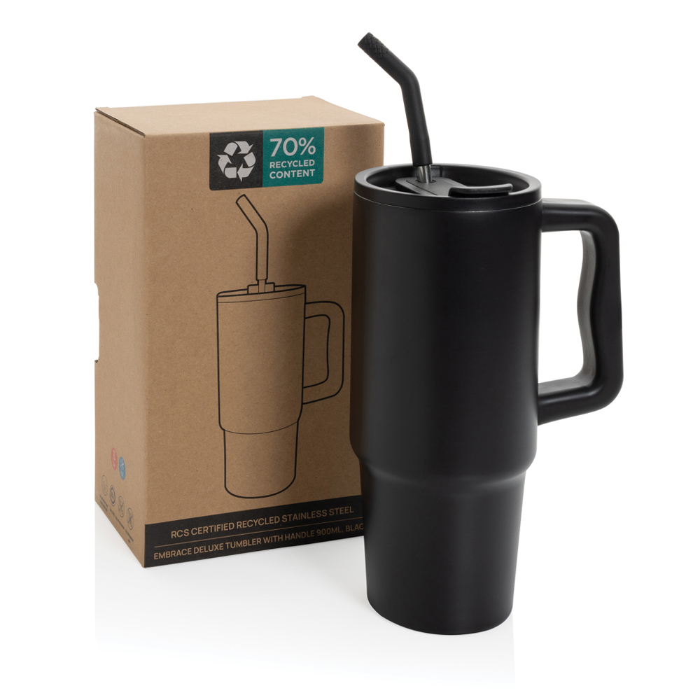 Embrace deluxe RCS recycled RVS drinkbeker 900ml