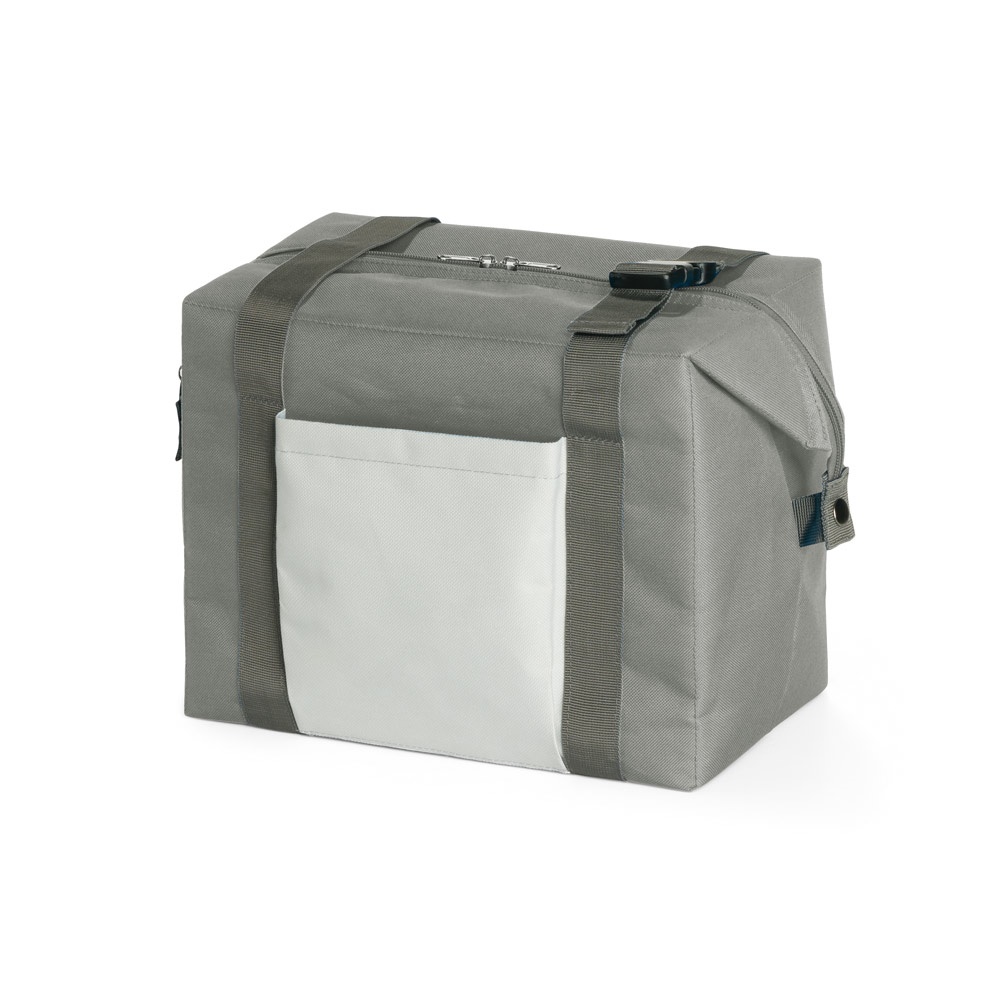 PHILADEL. Koeltas 16 L in 600D polyester - voor bedrijven en relatiegeschenken - Grijs