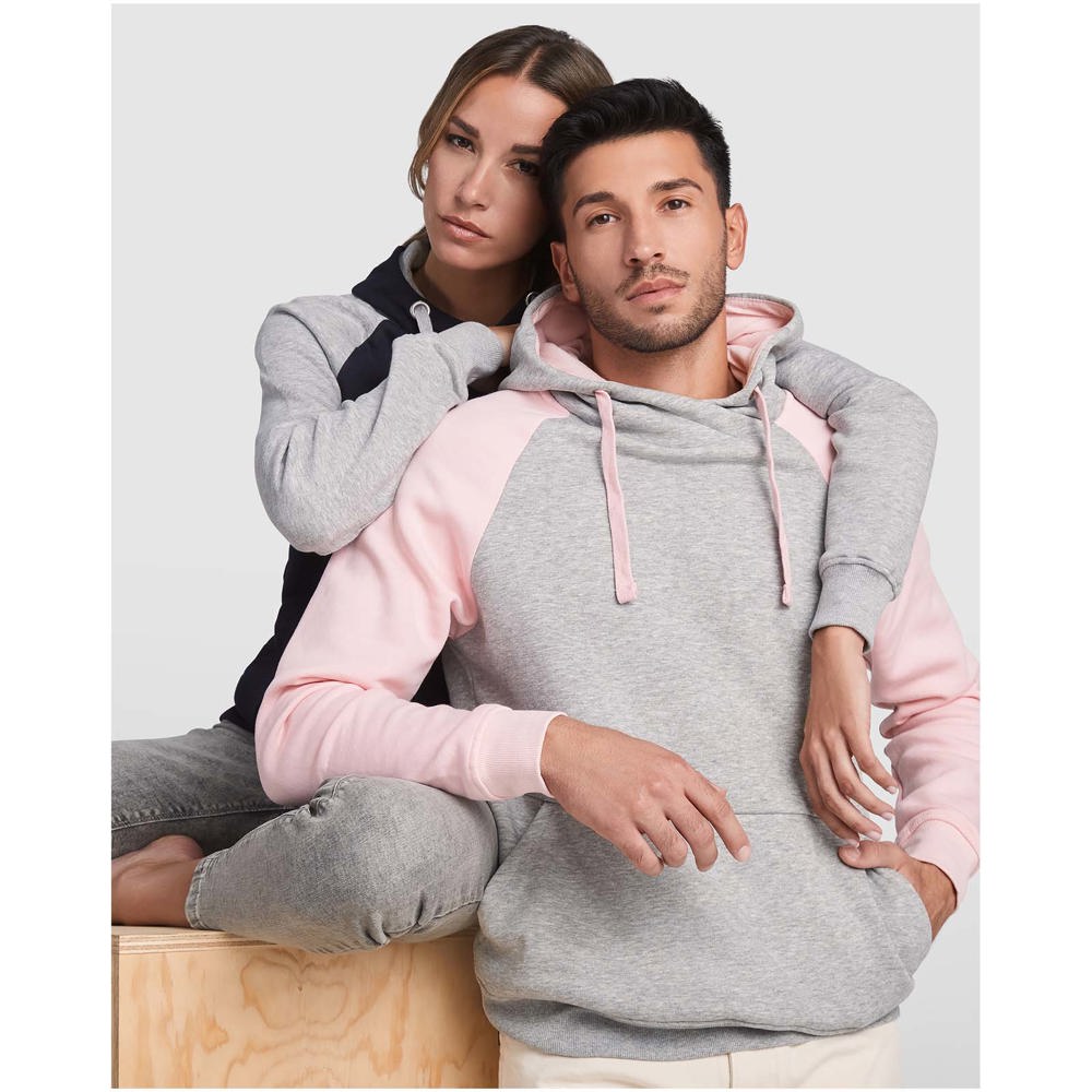 Badet unisex tweekleurige hoodie - met logo of onbedrukt bestellen