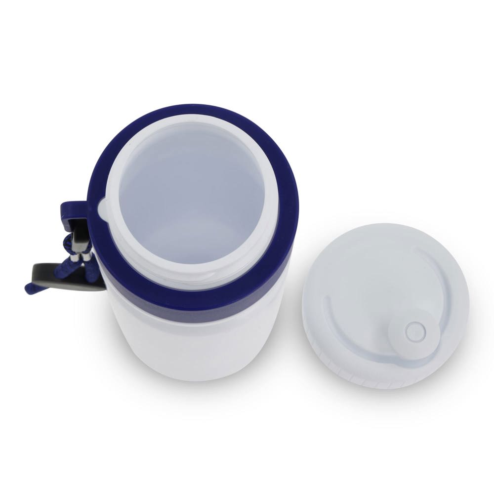 Sportbidon met rand en koord 750ml