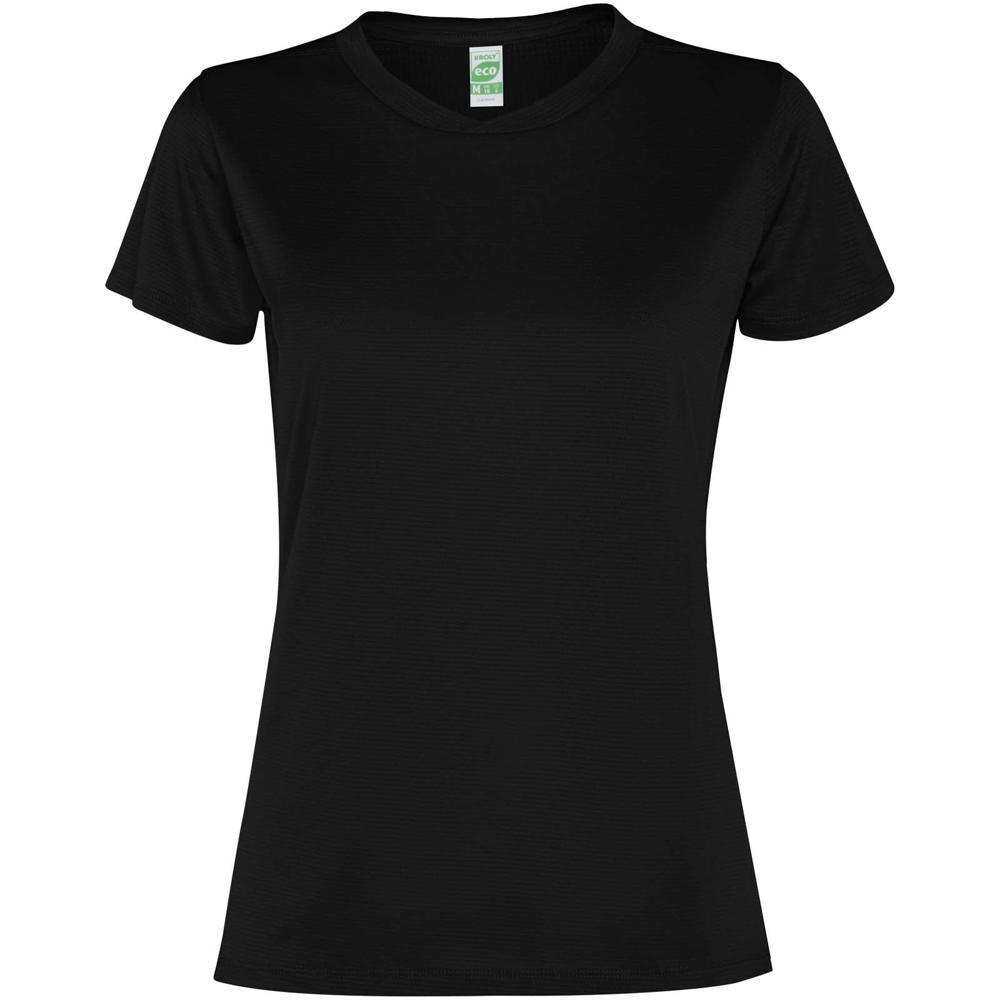 Slam sport t-shirt voor dames met korte mouwen - bedrukt of onbedrukt verkrijgbaar - Zwart