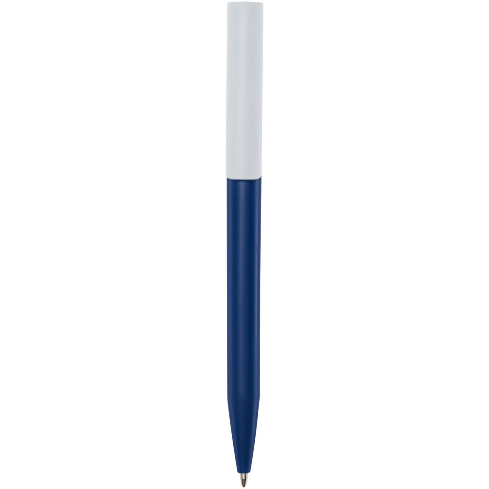 Unix balpen van gerecycled plastic (zwarte inkt) - voor bedrijven en relatiegeschenken - Marineblauw