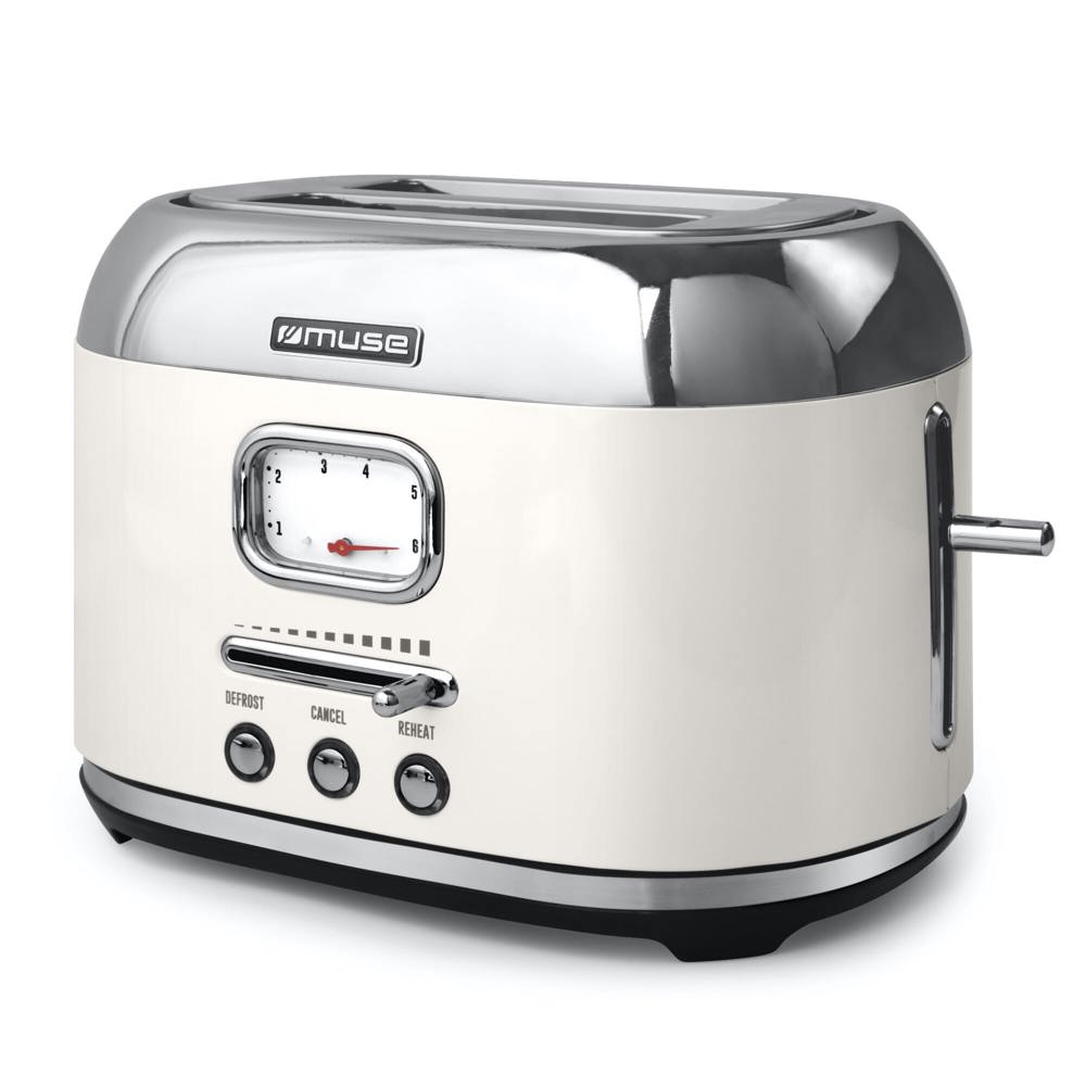 Muse broodrooster 1000 Watt - kopen of bedrukken - Crème