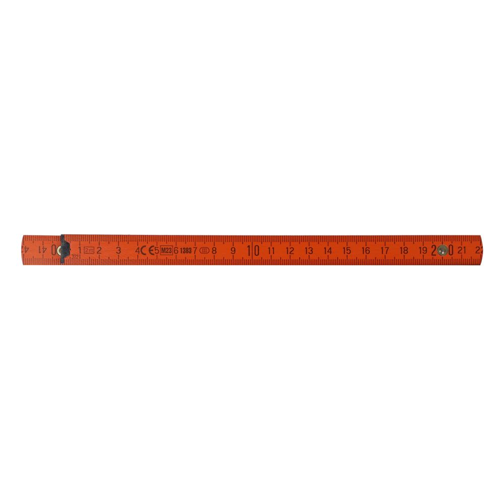 Duimstok hout 2m premium gekleurd