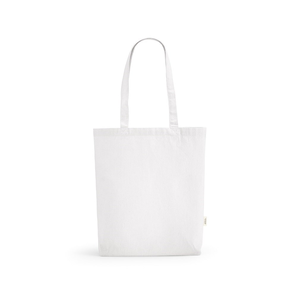 Logan boodschappentas gerecycled katoen 280 gsm - Wit