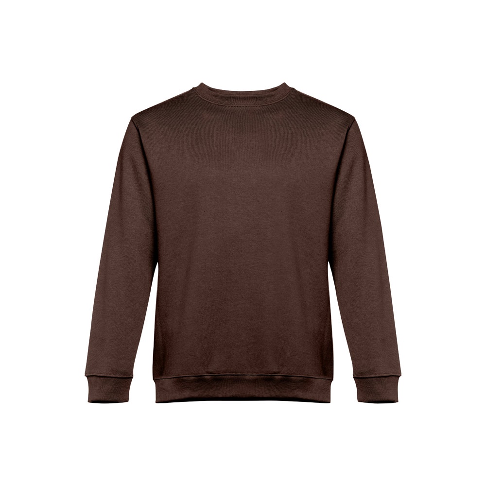THC DELTA. Sweater (unisex) in katoen en polyester - voor bedrijven en relatiegeschenken - Donkerbruin