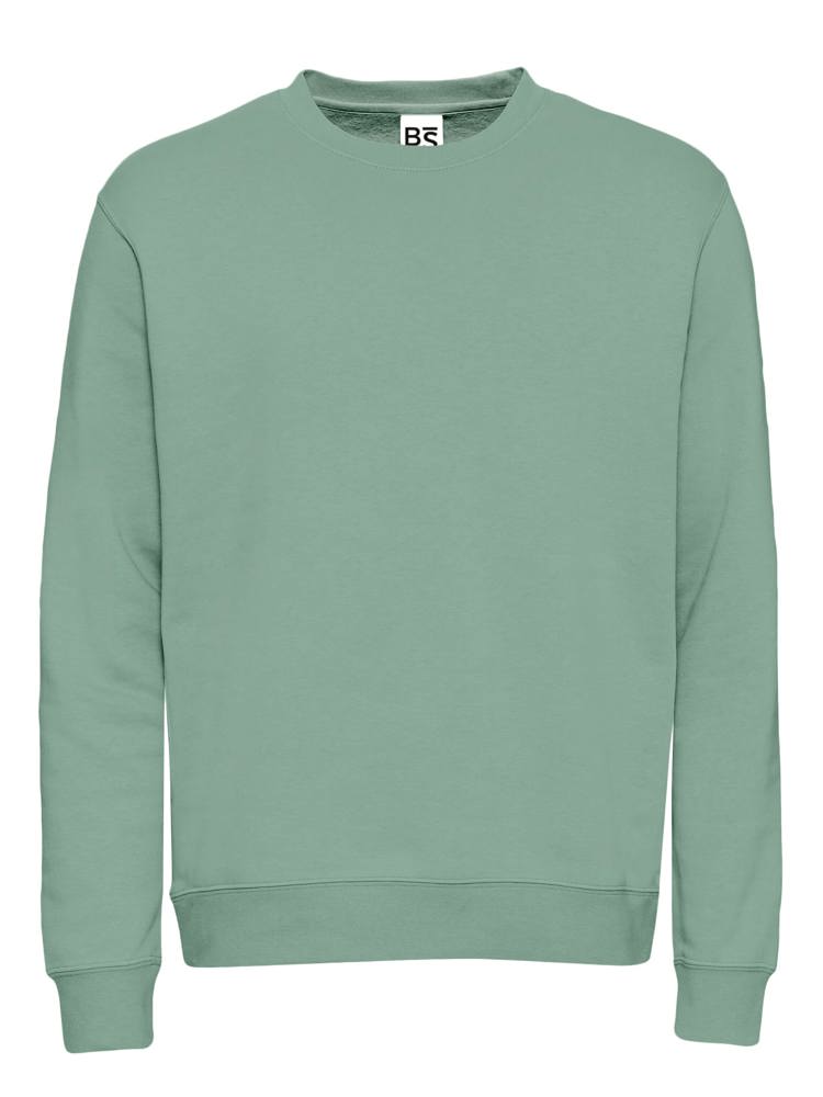 BS Atlas sweater, 280 gr/m² - met logo of onbedrukt bestellen - Sage (PMS 5585C)