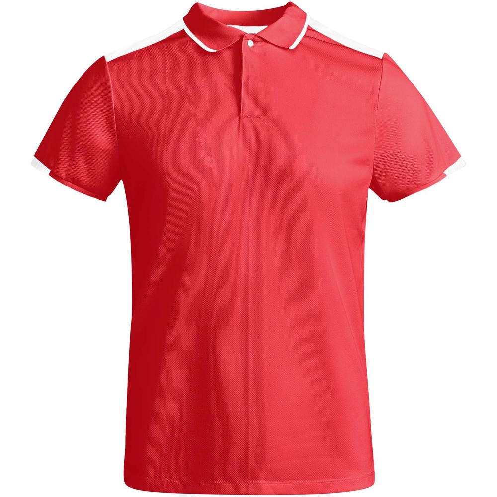 Tamil sportpolo met korte mouwen voor heren - kopen of bedrukken - Rood, Wit