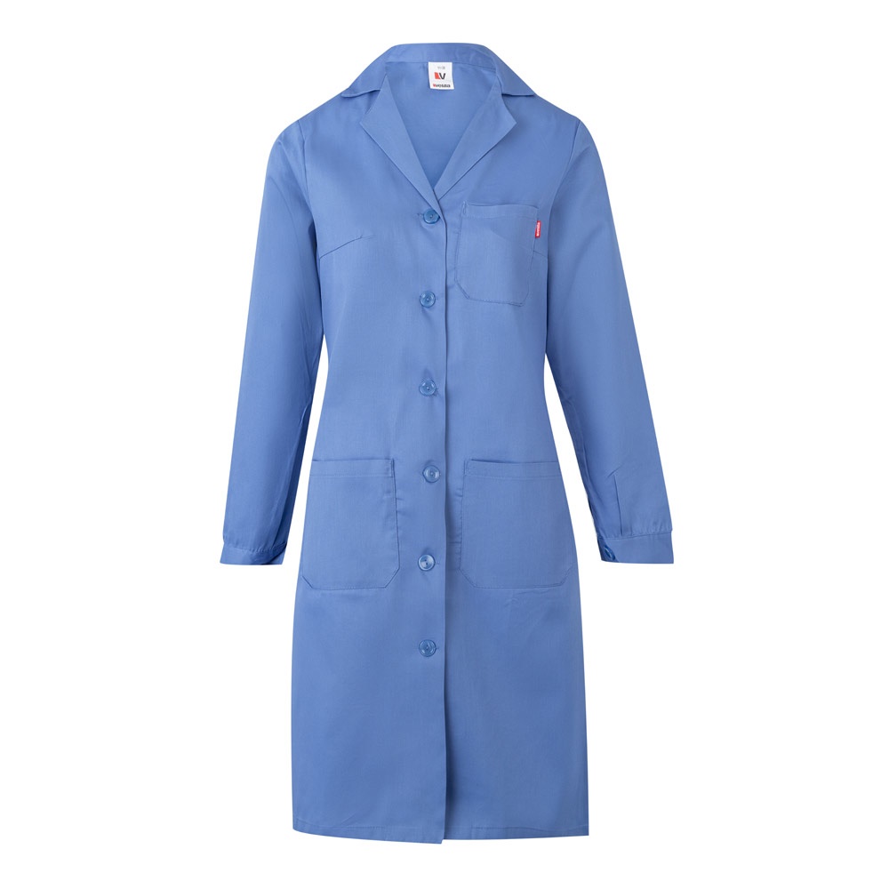 VL RAMA. Keperstofsok met lange mouwen (175g/m²), van keperstof katoen (35%) en polyester (65%) - met logo of - Pastel blauw