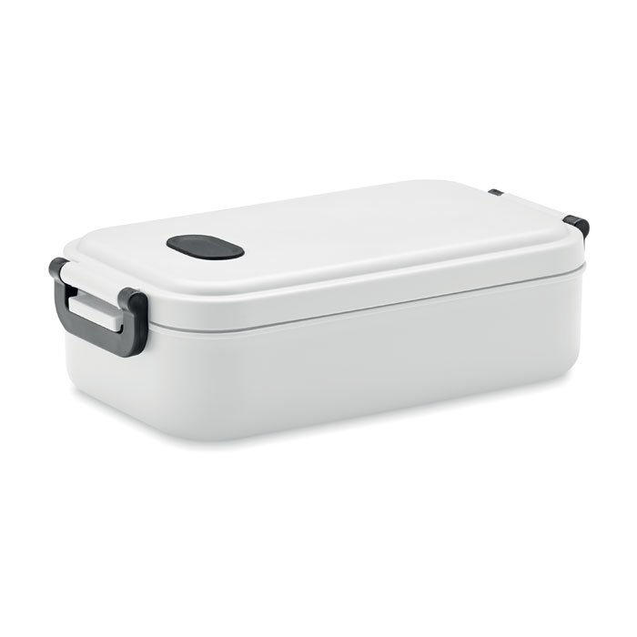 INDUS - PP lunchbox 800 ml - voor bedrijven en relatiegeschenken - Wit