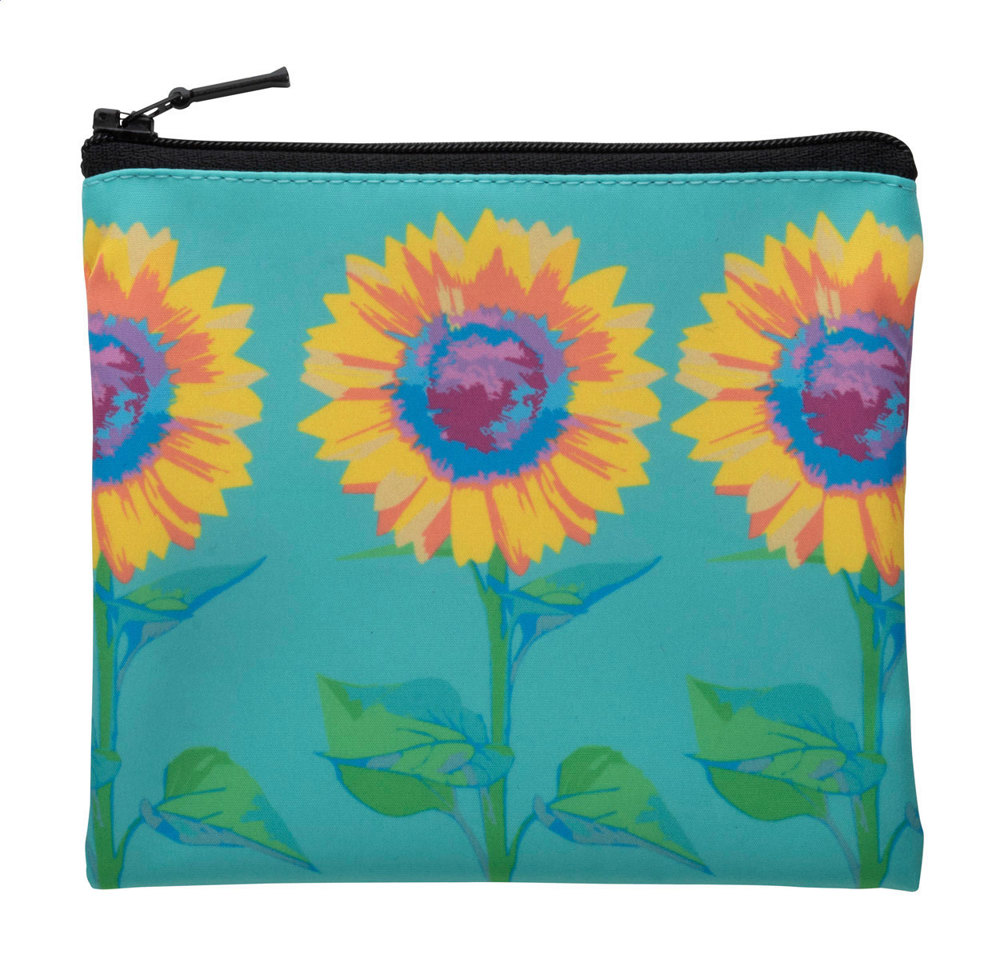 CreaBeauty S - custom made make-up tas - voor bedrijven en relatiegeschenken - Zwart/Wit